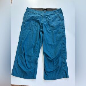 Kuhl Cropped Hiking Pants Size 12 Teal Blue